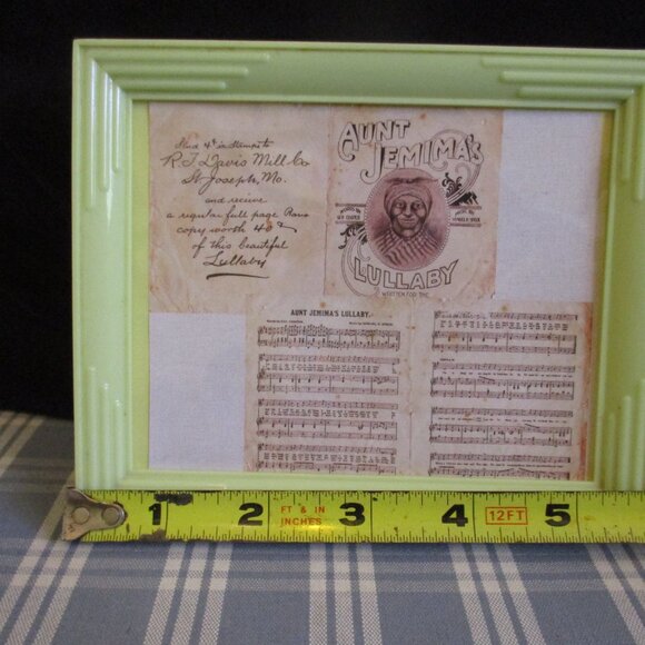 FINAL SALE Leaving Poshmark! Framed paper copy of Rare Aunt Jemima Lullaby - Picture 4 of 6